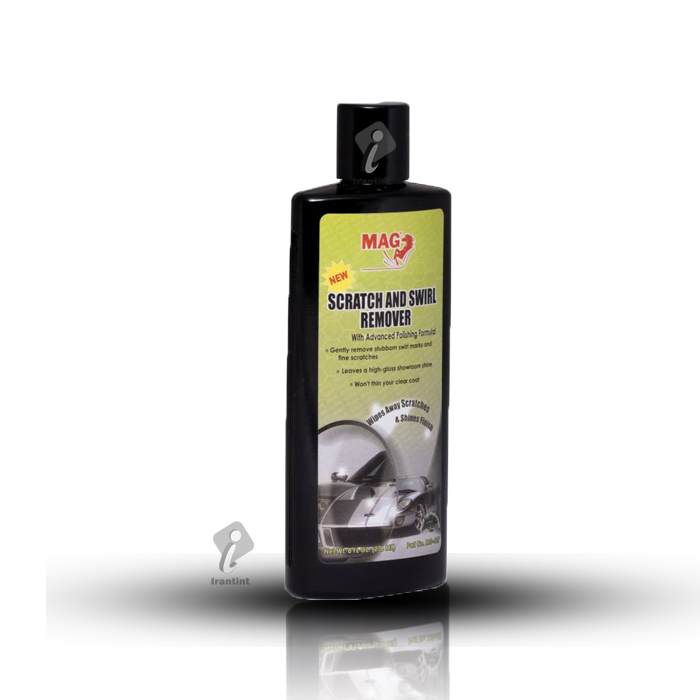 پولیش خش بر دستی مگ پولیش مخصوص بدنه خودرو Mag Scratch and Swirl Remover برای از بین بردن خطوط موجود بر روی بدنه طراحی شده‌اند و اعمال آن‌ها نیازی به دستگاه پولیش ندارد.
