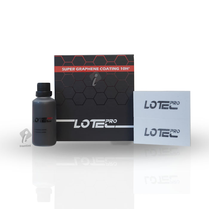 سرامیک گرافن لوتک پرو مدل Super Graphene 10H با سختی بالا، درخشندگی آینه‌ای و مقاومت عالی در برابر خط‌وخش، UV و آلودگی. ماندگاری تا ۵ سال برای دیتیلینگ حرفه‌ای.