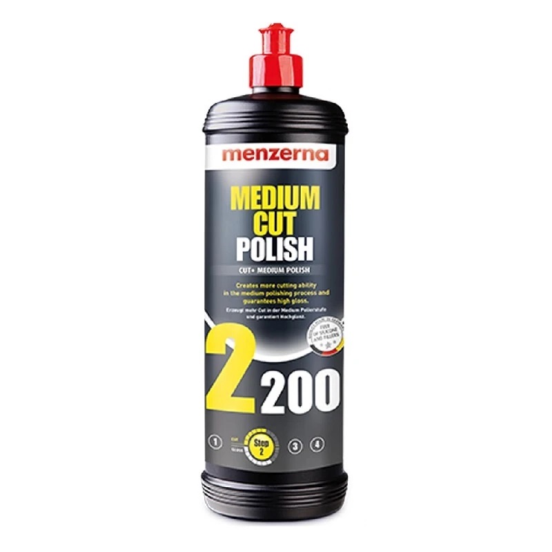 پولیش متوسط یک لیتری منزرنا مدل Menzerna Medium Cut Polish 2200 1L