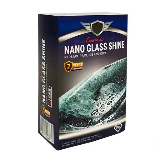 کیت سرامیک شیشه خودرو Ceramic Nano Glass Shine حجم 50 میلی‌لیتر با خاصیت آب‌گریزی بالا
