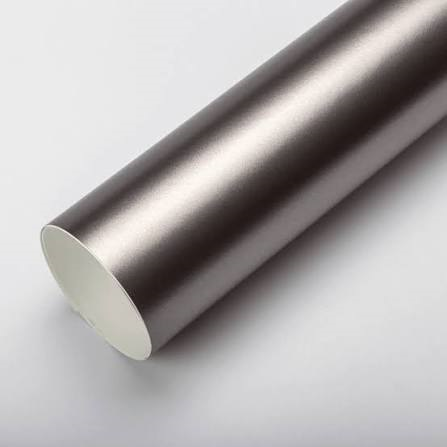 کاور بدنه خاکستری متالیک اتوچر AUTOCHER PET Matte Metallic Gunmetal Grey SP322D رنگ خاکستری متالیک مات رول 18 متری
