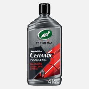 پولیش واکس سرامیک Turtle Wax Hybrid Solutions Ceramic Polish & Wax برای براقیت و محافظت از رنگ خودرو