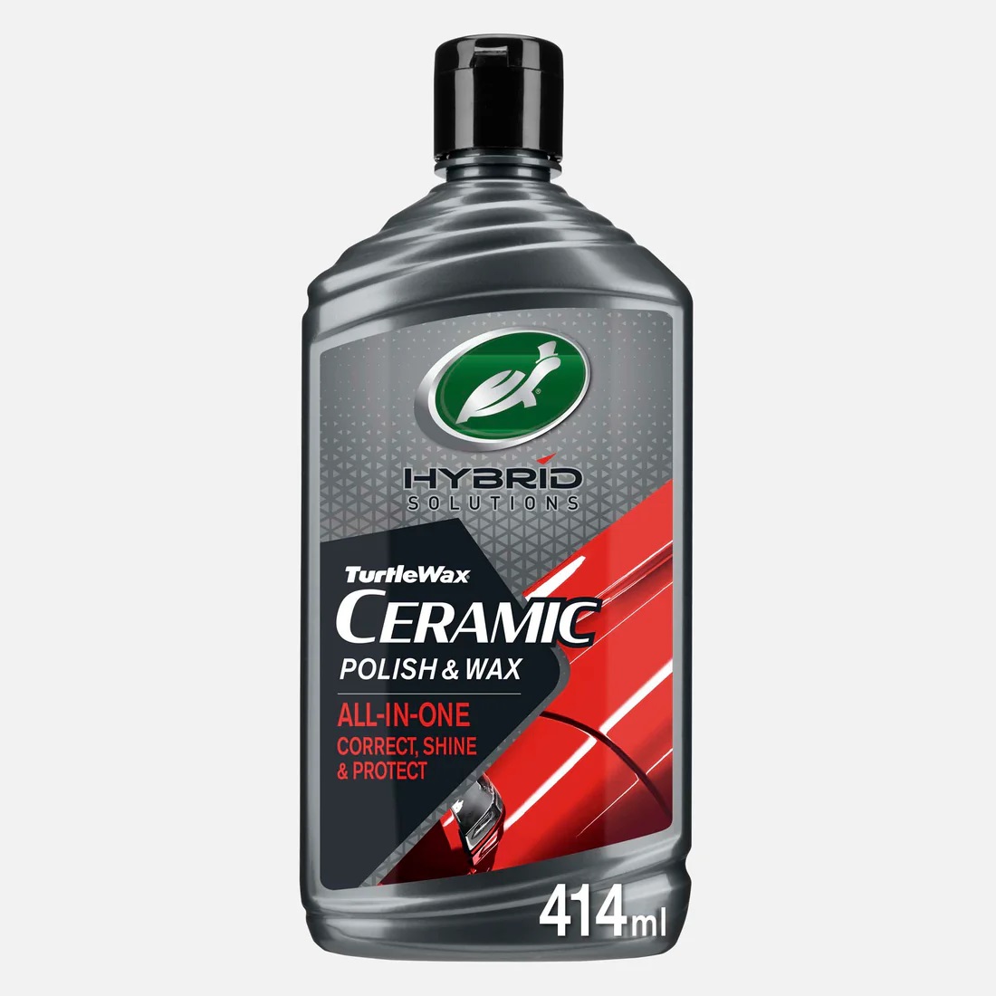 پولیش واکس سرامیک Turtle Wax Hybrid Solutions Ceramic Polish & Wax برای براقیت و محافظت از رنگ خودرو